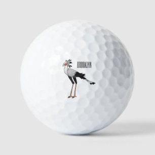 Bevestiging van de cartoon van de secretaris golfballen