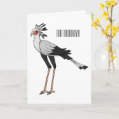 Bevestiging van de cartoon van de secretaris kaart (Gele Bloem)