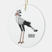 Bevestiging van de cartoon van de secretaris keramisch ornament (Links)