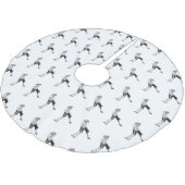 Bevestiging van de cartoon van de secretaris kerstboom rok (Gekanteld)