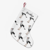 Bevestiging van de cartoon van de secretaris kleine kerstsok (Voorkant (Hangend))