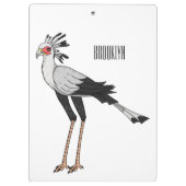 Bevestiging van de cartoon van de secretaris klembord (Achterkant)