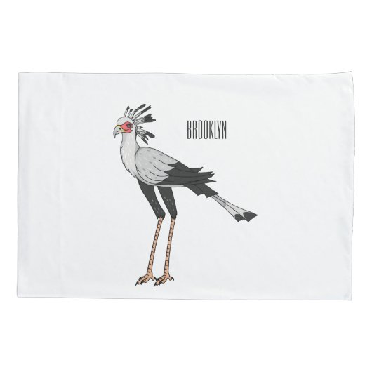 Bevestiging van de cartoon van de secretaris kussensloop (Achterkant)