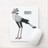 Bevestiging van de cartoon van de secretaris muismat (Met muis)