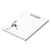 Bevestiging van de cartoon van de secretaris notitieblok (Linkerzijde)