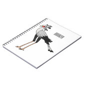 Bevestiging van de cartoon van de secretaris notitieboek (Linkerzijde)