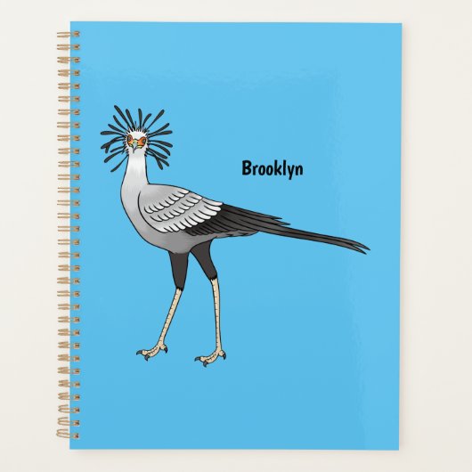Bevestiging van de cartoon van de secretaris planner (Voorkant)