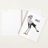 Bevestiging van de cartoon van de secretaris planner (Display)