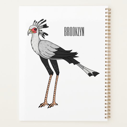 Bevestiging van de cartoon van de secretaris planner (Achterkant)