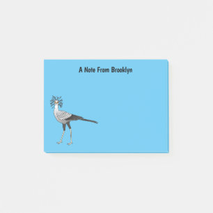 Bevestiging van de cartoon van de secretaris post-it® notes
