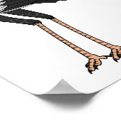 Bevestiging van de cartoon van de secretaris poster (Hoek)