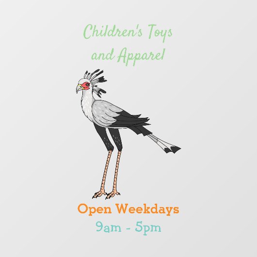 Bevestiging van de cartoon van de secretaris raamsticker (Vel)