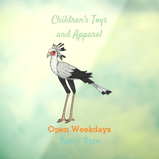 Bevestiging van de cartoon van de secretaris raamsticker (Vel 3)