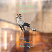 Bevestiging van de cartoon van de secretaris raamsticker (Vel 2)