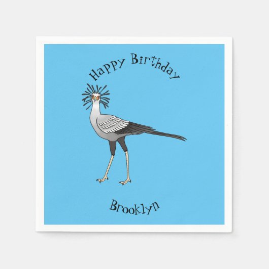 Bevestiging van de cartoon van de secretaris servet (Voorkant)