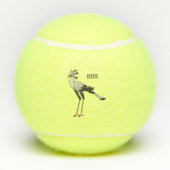 Bevestiging van de cartoon van de secretaris tennisballen (Achterkant)