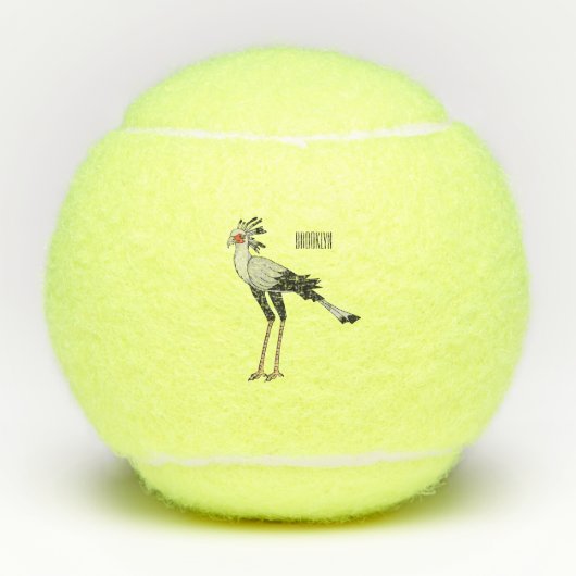 Bevestiging van de cartoon van de secretaris tennisballen (Voorkant)