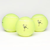 Bevestiging van de cartoon van de secretaris tennisballen (Multi)