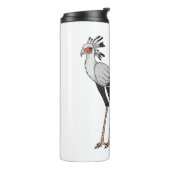 Bevestiging van de cartoon van de secretaris thermosbeker (Gedraaid links)