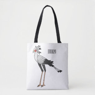 Bevestiging van de cartoon van de secretaris tote bag
