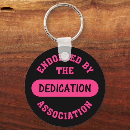 Bevestiging van de Dedication Association Sleutelhanger (Voorkant)