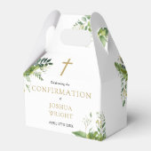 Bevestiging van de groenerij van Eucalyptus Bedankdoosjes (Voorkant Zijde)