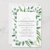 Bevestiging van de groenerij van Eucalyptus Kaart (Voorkant)