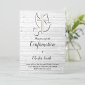 bevestiging van de Heilige Geest | wit hout Kaart (Staand voorkant)