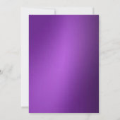 Bevestiging van de Metallic Paarse Dove Heilige Co Kaart (Achterkant)