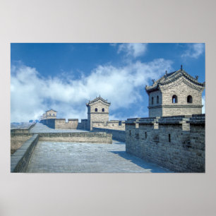 Bevestiging van de oude stad Pingyao - China Poster