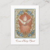 Bevestiging van de religieuze Heilige Geest Dove Plaatskaartje (Voorkant)