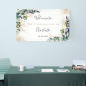 Bevestiging van de verwelkoming eucalyptus greener spandoek (Beurs)