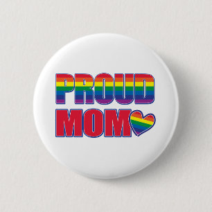 BEVESTIGING VAN DE WEG-MOM-regenboogvlag Ronde Button 5,7 Cm