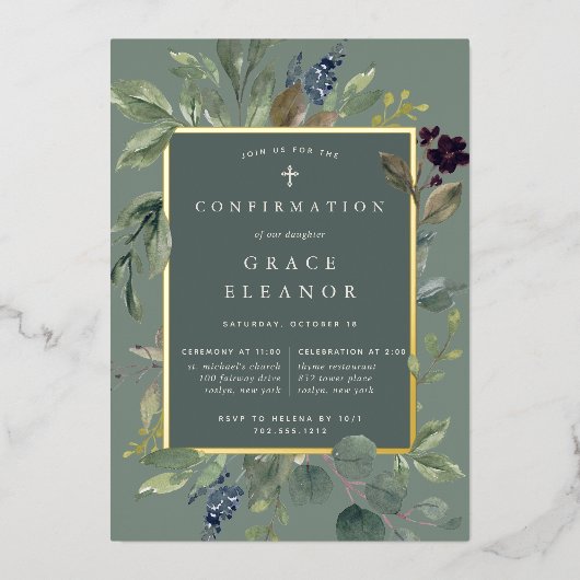 Bevestiging van eBay-winkel Folie Uitnodiging (Voorkant)