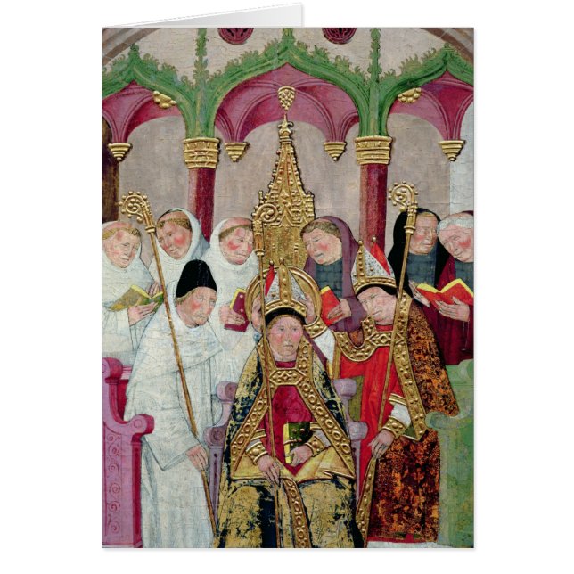 Bevestiging van een bisschop, Valenciaanse school (Voorkant)