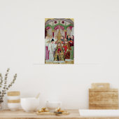 Bevestiging van een bisschop, Valenciaanse school Poster (Keuken)