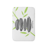 Bevestiging van een ontwerp van een kunstbadmat vo badmat (Voorkant Verticaal)