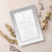 bevestiging van elegante zilverglaasstof of het ke kaart