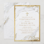 Bevestiging van gouden goudmarmer met moderne faux kaart (Voorkant / Achterkant)