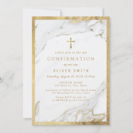 Bevestiging van gouden goudmarmer met moderne faux kaart