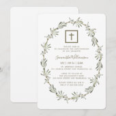 Bevestiging van haar Waterverf groene lozing Kaart (Voorkant / Achterkant)