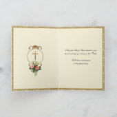 Bevestiging van heiligdom Religieuze Perzische Roz Feestdagen Kaart (Binnen)