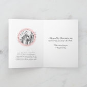 Bevestiging van heiligheid bisschop Zwetend meisje Feestdagen Kaart (Binnen)