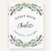 Bevestiging van het bezoekerstrips met eucalyptus notitieboek (Voorkant)