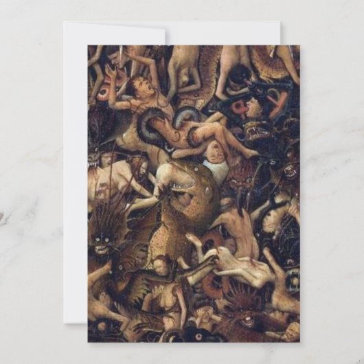 bevestiging van het laatste arrest van Jan van Eyc Kaart (Voorkant)