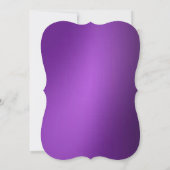 Bevestiging van het Metallic Paarse Kruis-Heilige  Kaart (Achterkant)