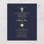 Bevestiging van het Navy Blue Gold Heilige Commune (Voorkant)