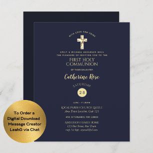 Bevestiging van het Navy Blue Gold Heilige Commune
