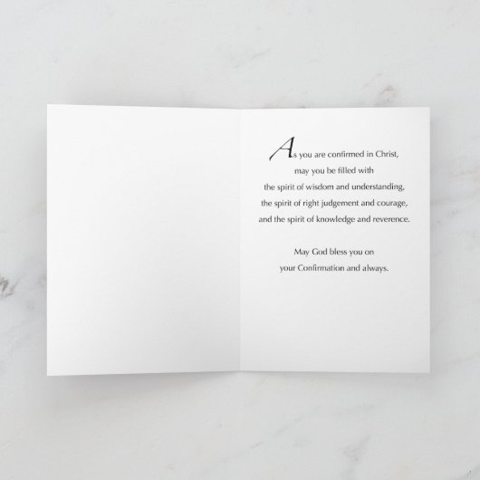 Bevestiging van het vuur van de Heilige Geest op d Kaart (Binnen)