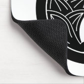 Bevestiging van japanse ingers in cirkel muismat (Hoek)